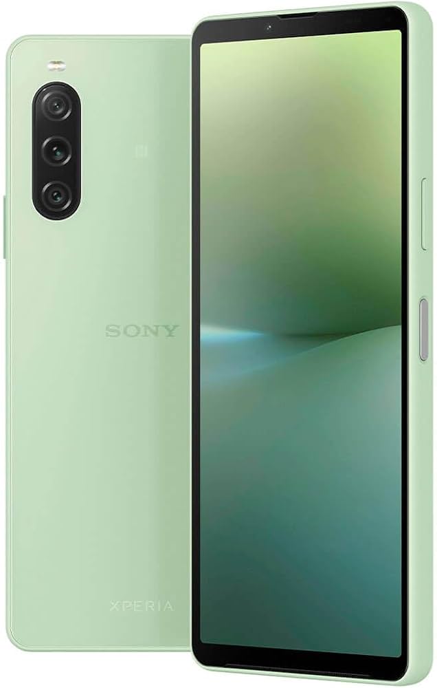 Sony Xperia 10 V Sage Green - 6.1 Inch 21:9 Wide OLED - Triple